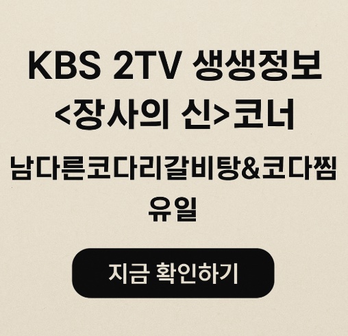 KBS 2TV 생생정보