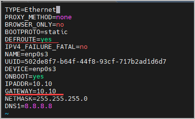인터페이스 설정