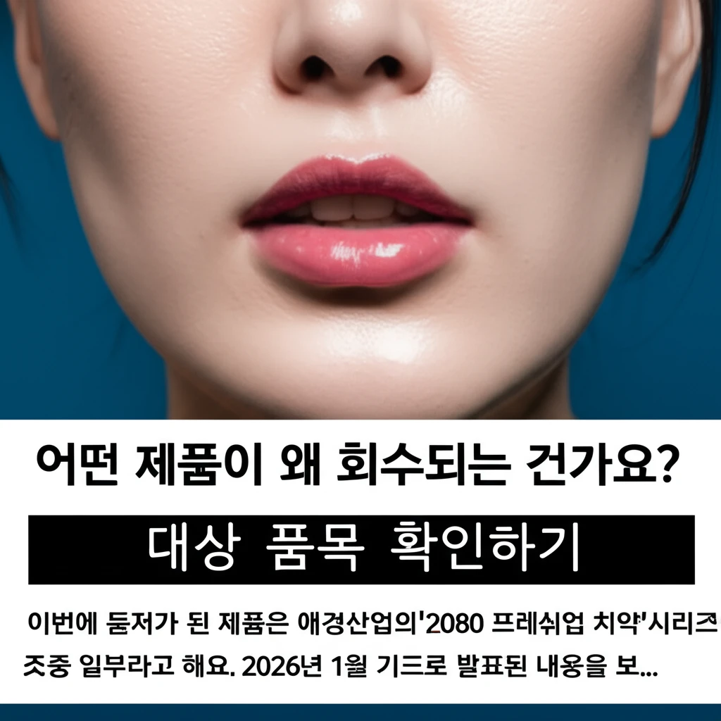 2080 치약 제조번호 대조법 및 식..