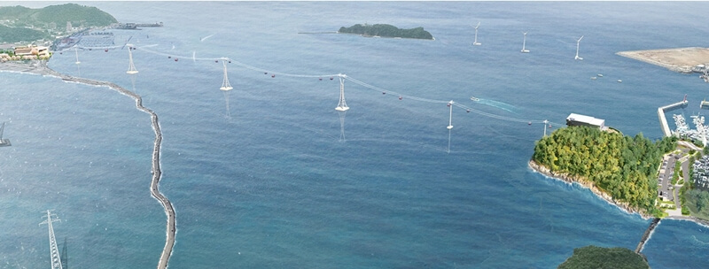 하늘위에서-바라보는-바닷물이-가득한-제부도-바닷가