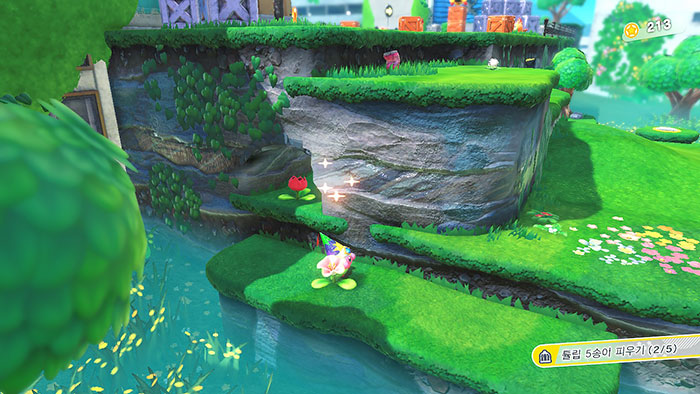 별의커비 디스커버리 초원의 빌딩