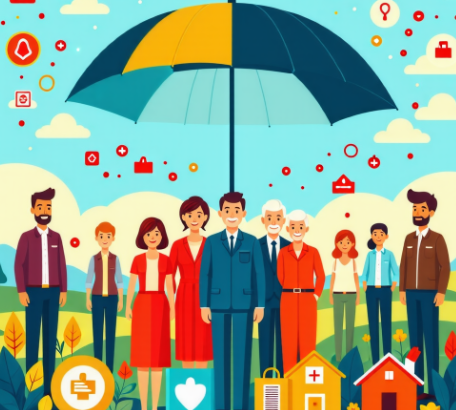 보험을 대략 정리하여 그린그림