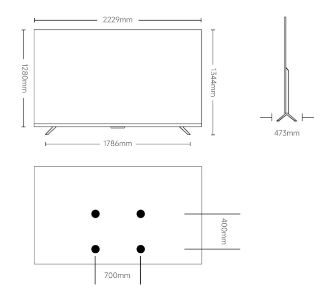 샤오미 QLED MAX 100 2025 스펙