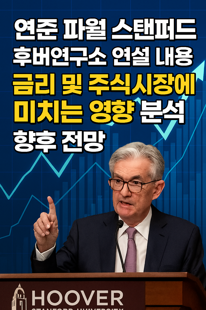 연준 파월, 스탠퍼드 후버연구소 연설 내용, 금리인하 확률, 주식시장 영향 및 전망