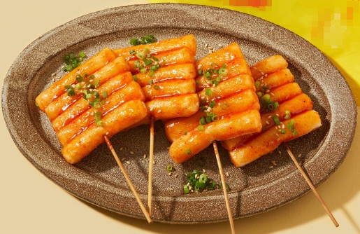 한국의 분식 떡꼬치