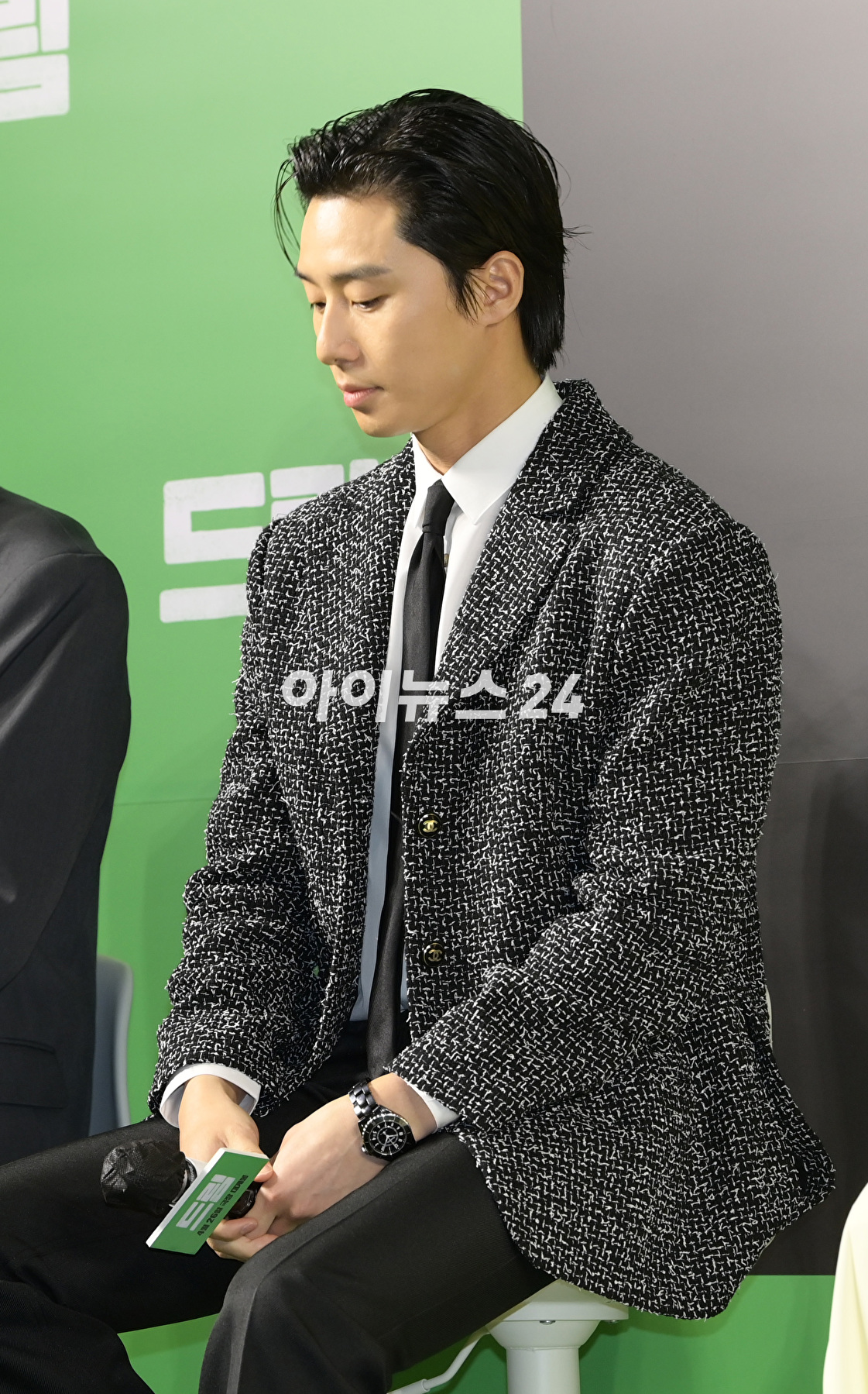 배우 박서준이 17일 오후 서울 강남구 삼성동 코엑스 메가박스에서 열린 영화 '드림' 언론시사회에서 포즈를 취고 있다. [사진=김성진 기자]