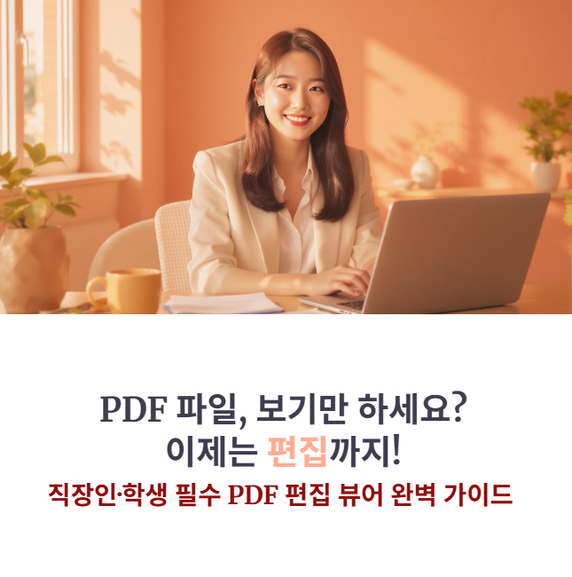PDF 파일 편집까지 되는 만능 PDF뷰어 찾는다면?