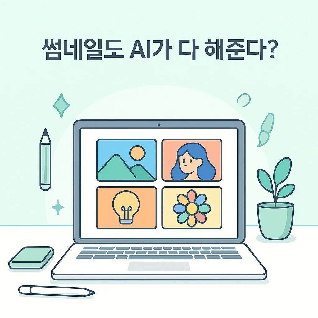AI 이미지 생성 예시 - 미니매너 스타일 일러스트