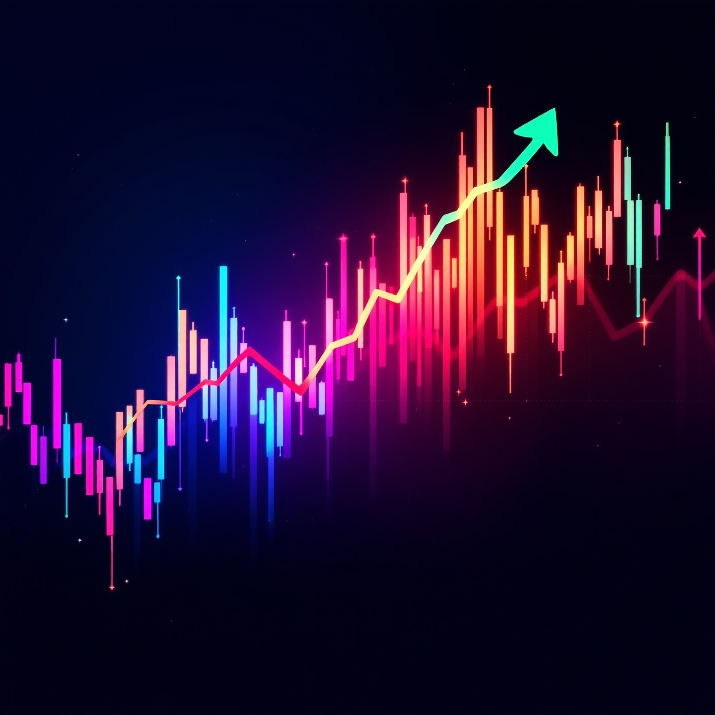 주식 테마주 상승곡선 이미지