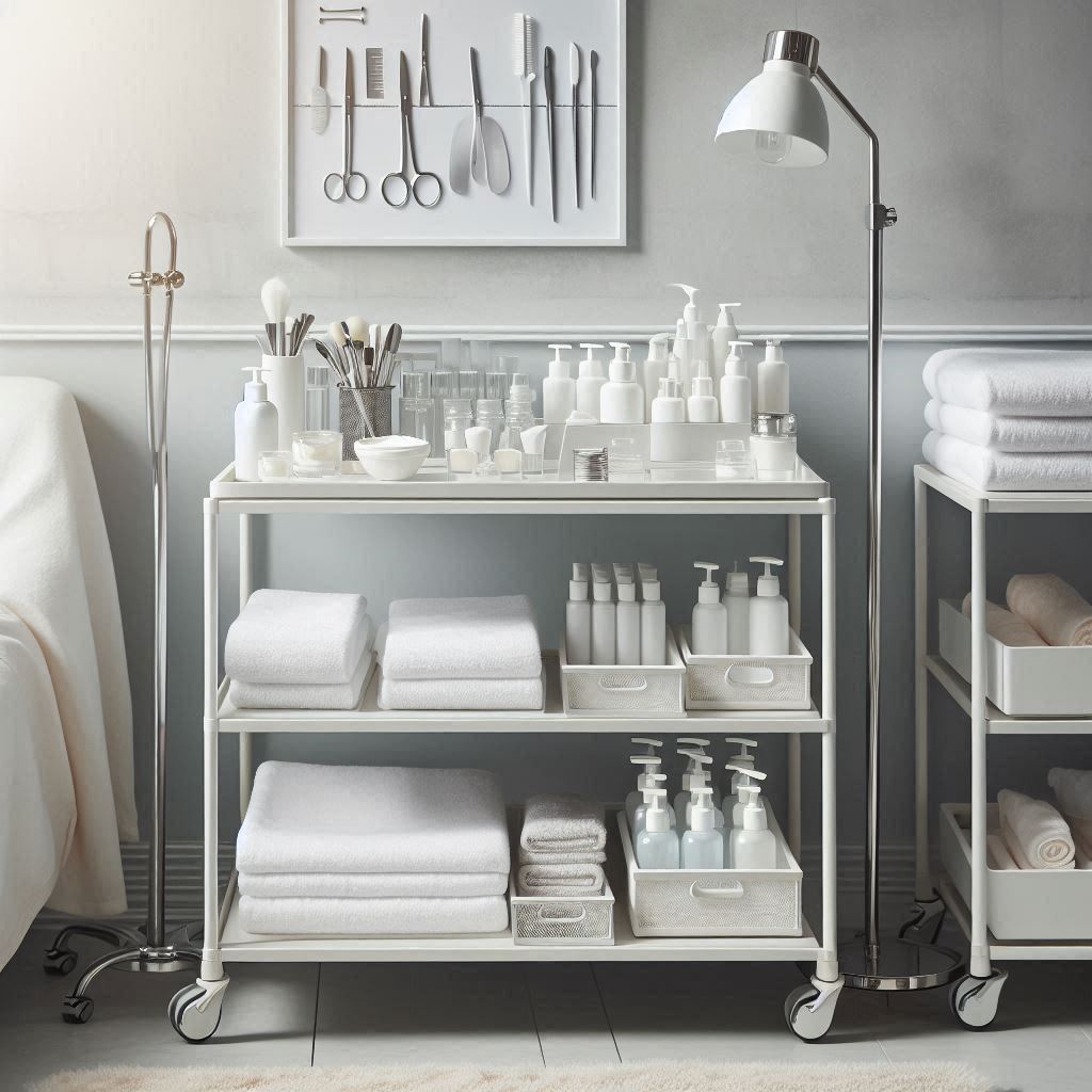 피부,체형관리 샵 배경