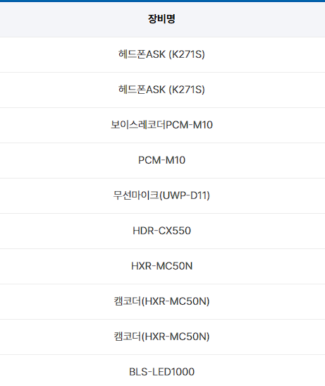 시청자 미디어재단 장비 무료 대여