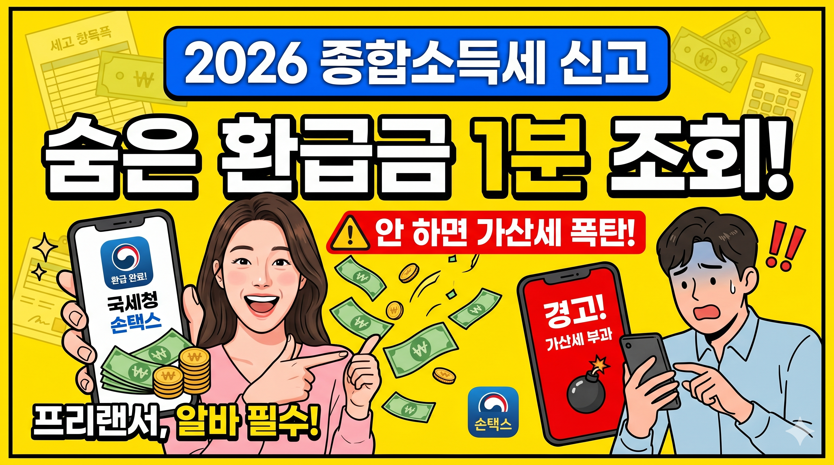 2026년 종합소득세 신고 방법 및 환급