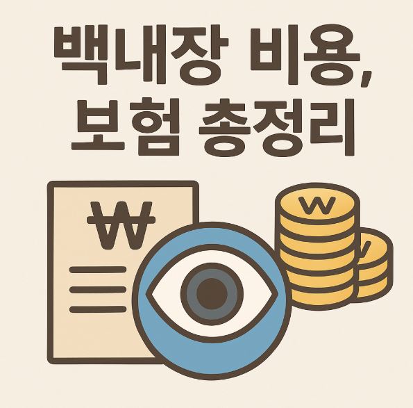 백내장 비용 보험 총정리 문구이미지