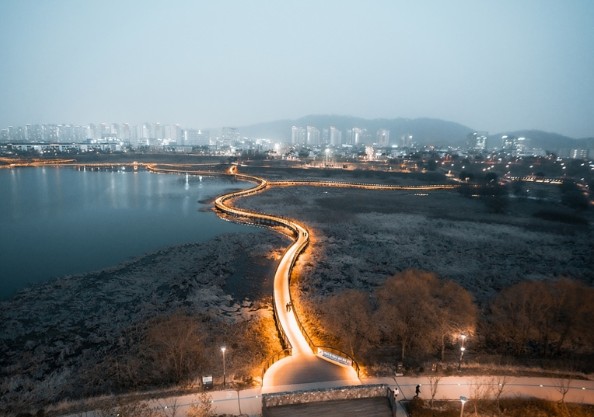 전주 가볼만한곳 베스트10 기지제 수변공원