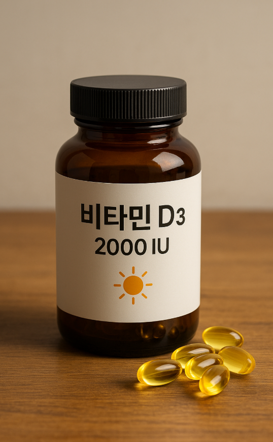 간건강에 좋은 비타민 D3 2000 IU