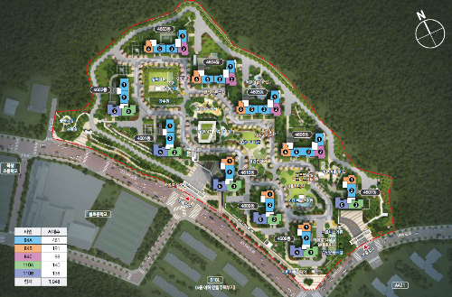 단지배치도