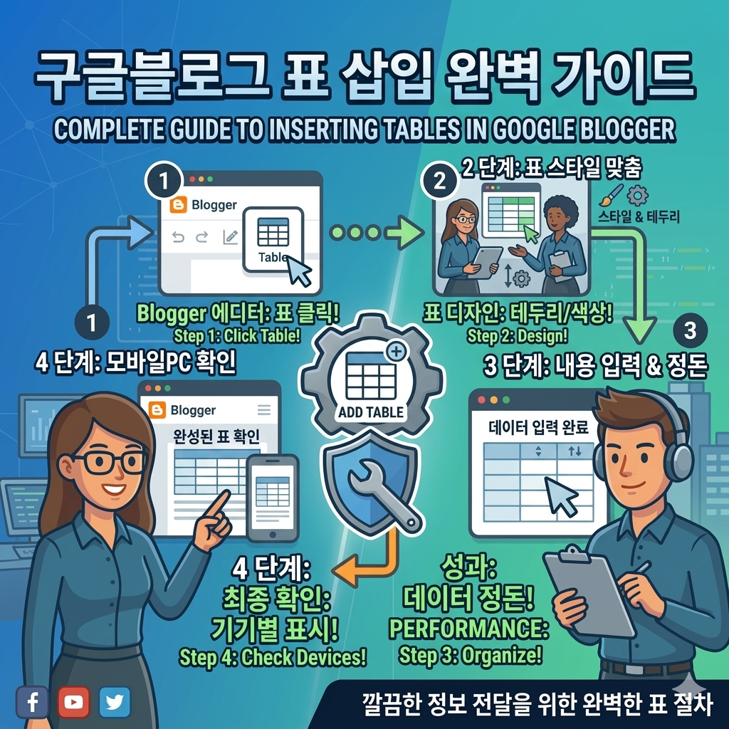 구글블로그(블로그스팟) 표 삽입 방법-리브워크