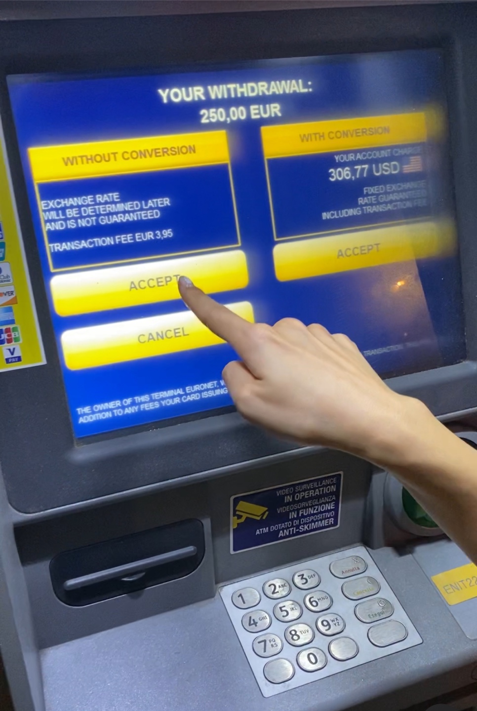 이탈리아 트래블로그 환전