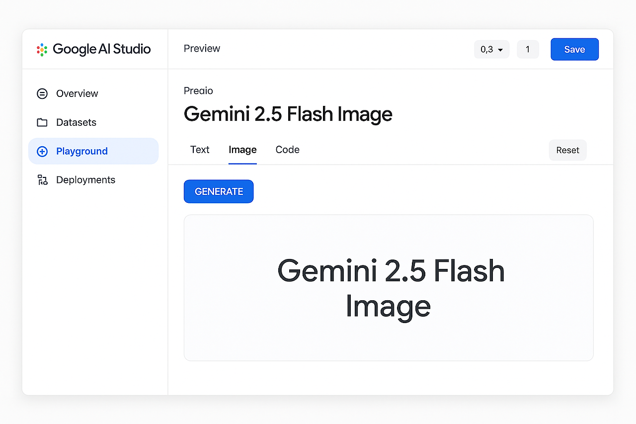 구글 AI 스튜디오에서의 나노 바나나 사용 화면