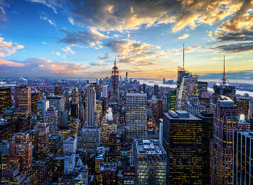 Top of the rock에서 바라본 야경 사진입니다.