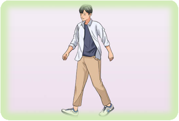 걷는 자세