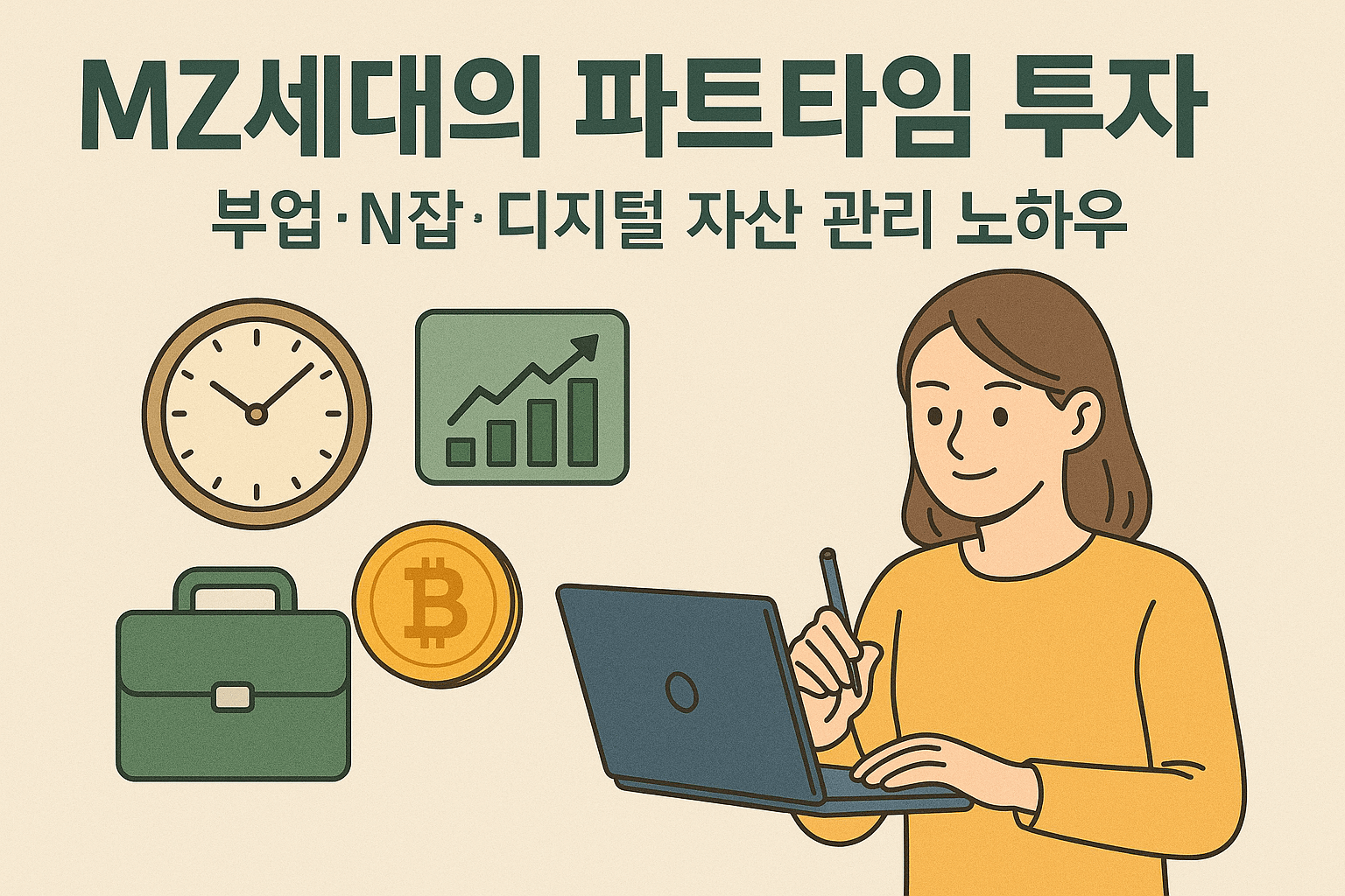 MZ세대의 파트타임 투자: 부업·N잡·디지털 자산 관리 노하우