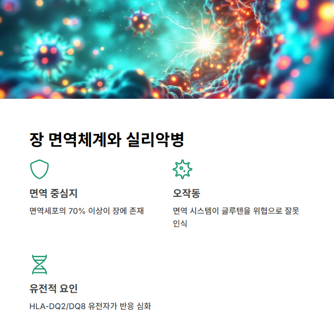 장의 면역체계와 실리악병의 관계