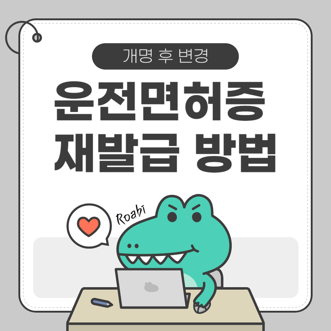 [🔖개명 후 할 일 ② - 운전면허증] 이름 바꾸고 제일 먼저 한 일? 운전면허증 10분 만에 재발급 (PASS등록까지)