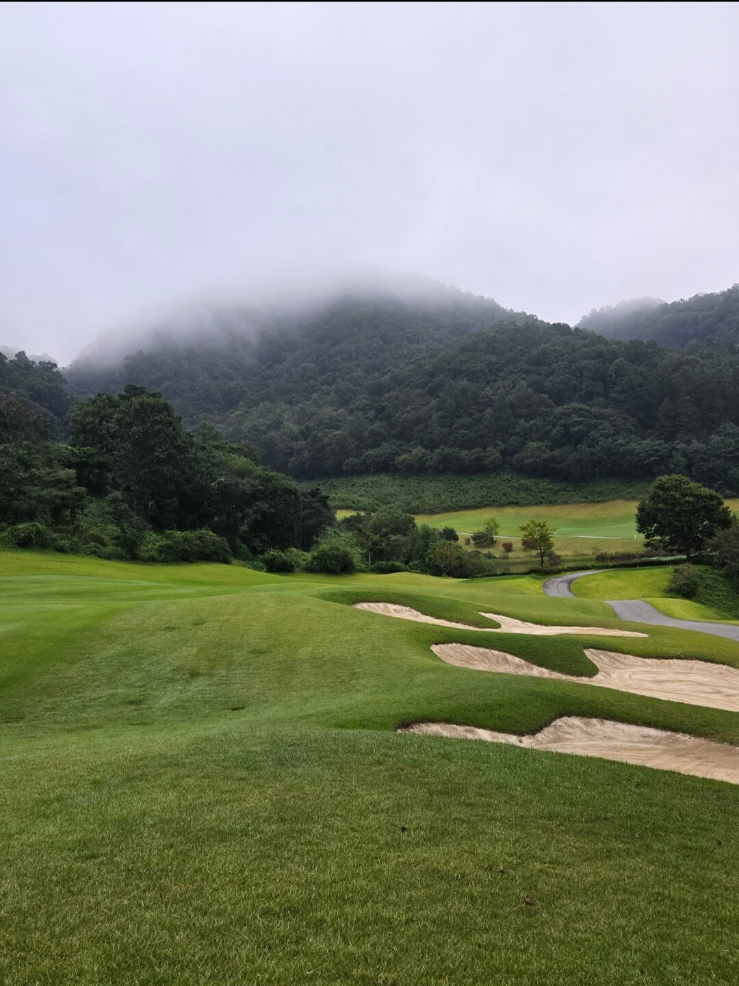 남춘천cc 빅토리코스 페어웨이 벙커