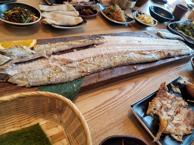 제주오성 - 갈치 해체 후