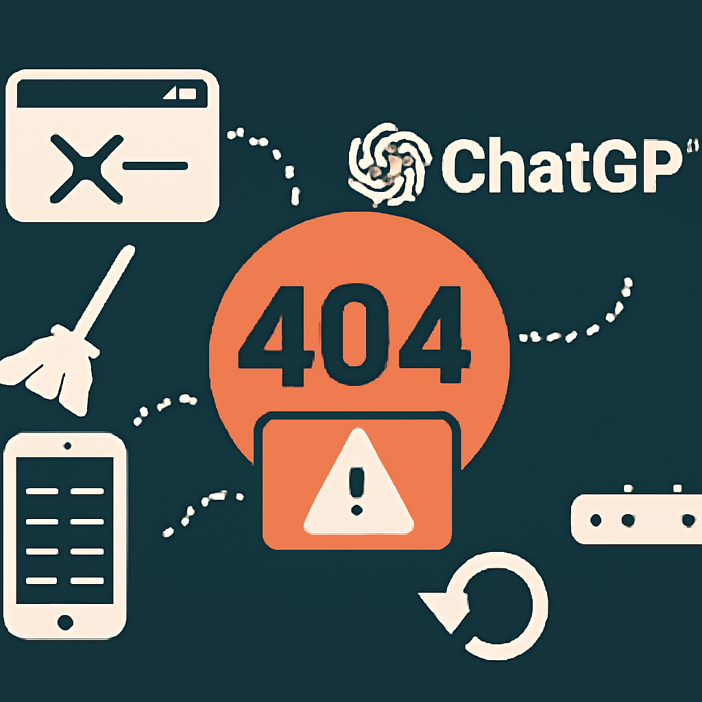 ChatGPT 404 오류 해결 방법 : 7가지 주요 원인과 해결책 관련 사진