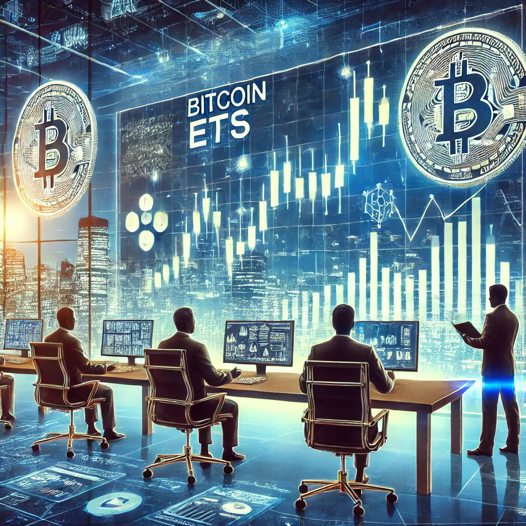 비트코인 ETF와 기관 투자 관련 이미지