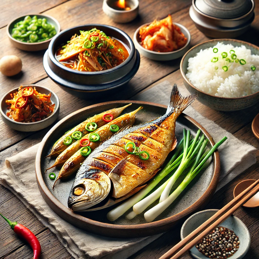 생선과 밥상