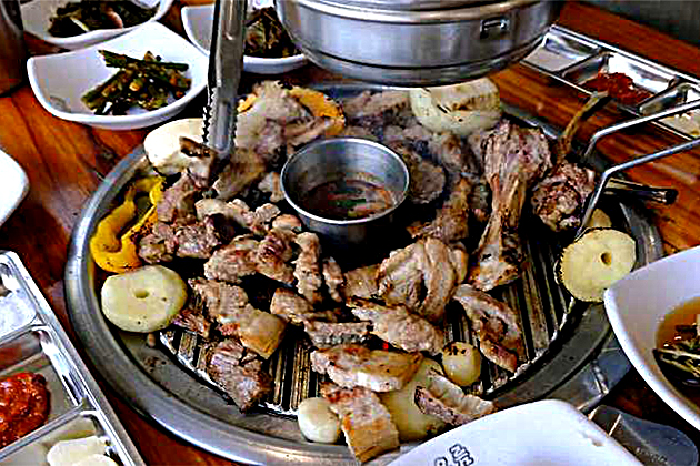 해오름 식당 식사