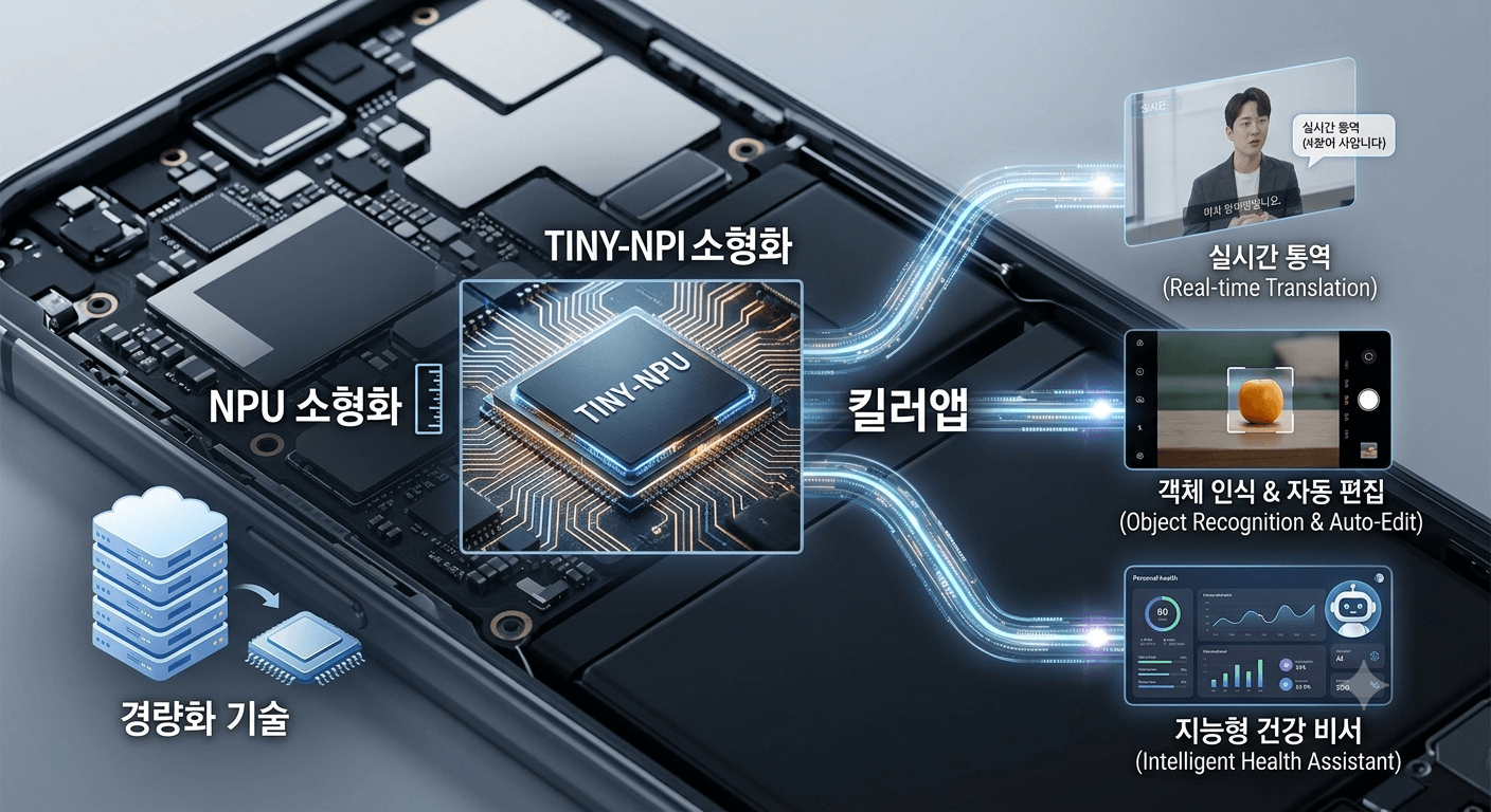 AI를 구동하는 초소형 신경망 처리 장치