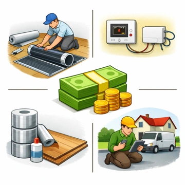 난방필름 시공방법과 가격 비교 예시2