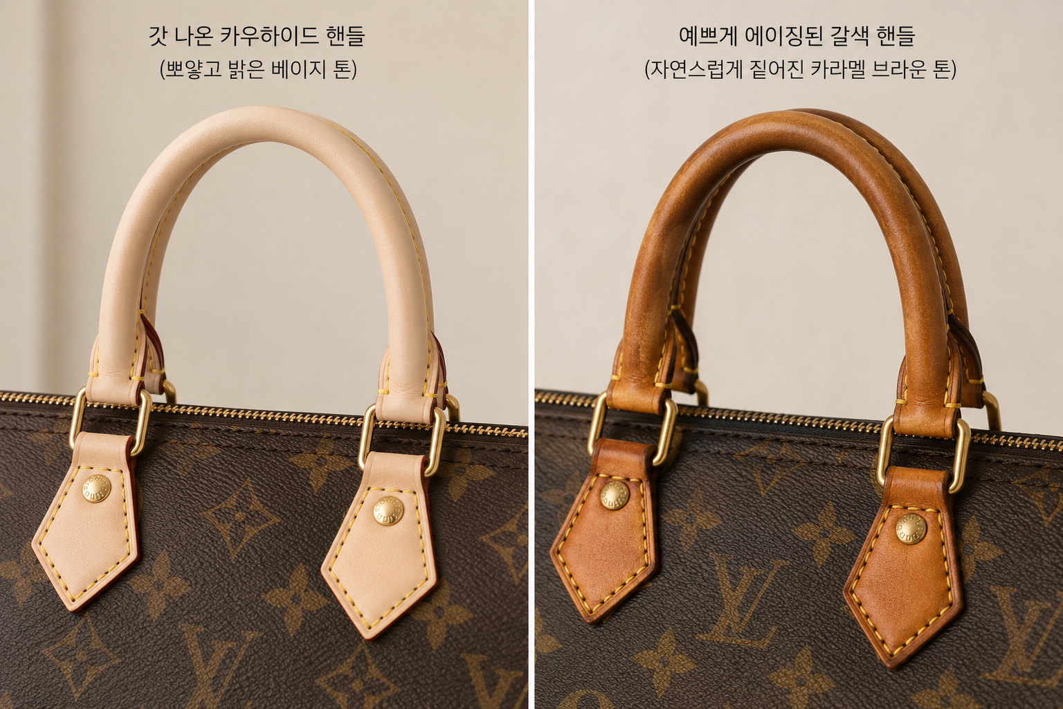 루이비통 태닝의 대명사 카우하이드 가죽의 모든것