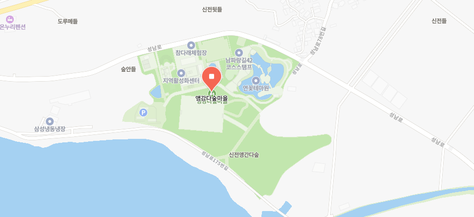 위치 지도 캡처 사진