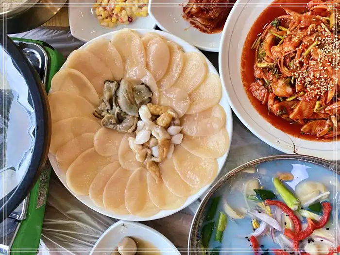 전남 장흥 맛집 표고버섯, 키조개 관자, 한우 소고기, 삼합