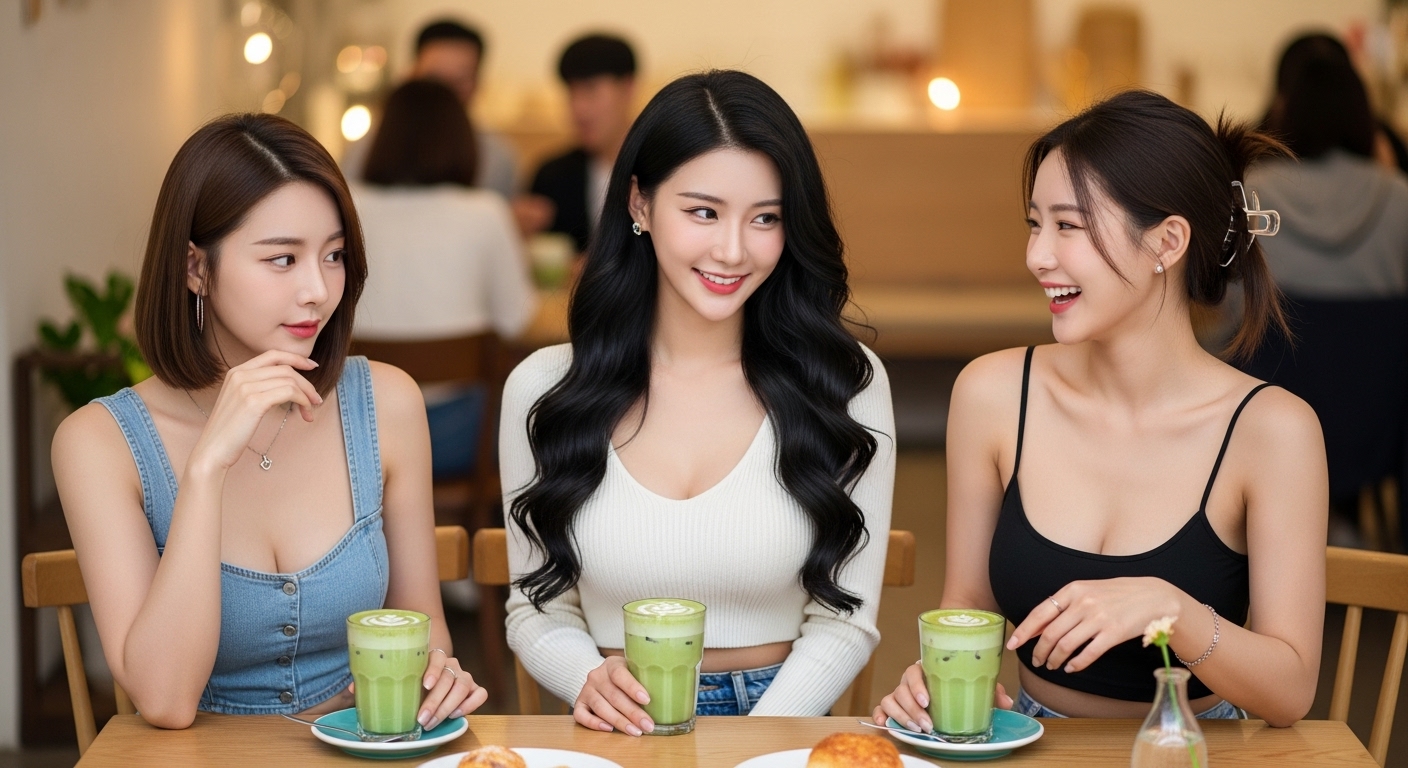 코코말차를 마시는 여자들