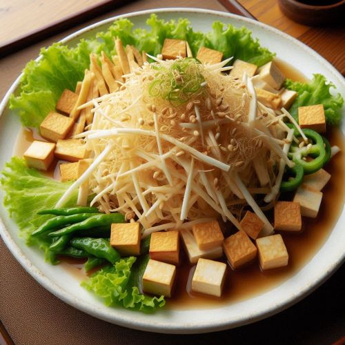 도라지 두부샐러드