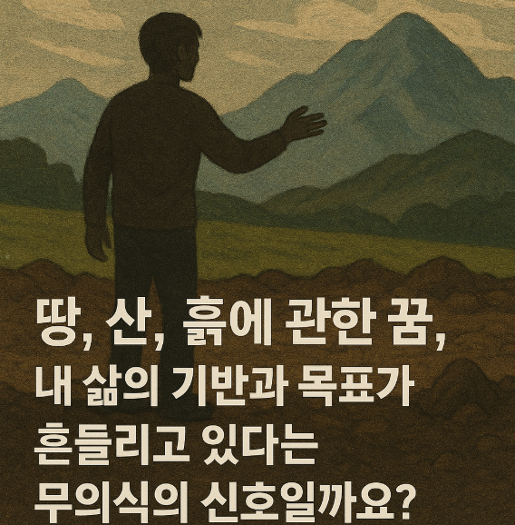 땅, 산, 흙에 관한 꿈