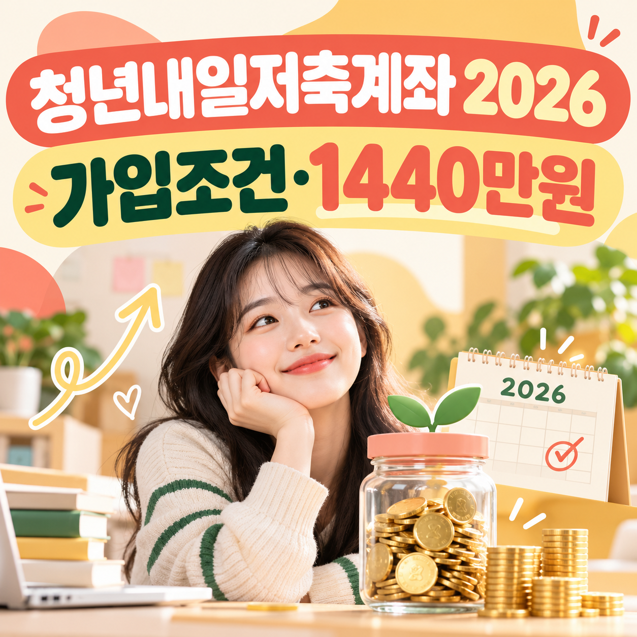 청년내일저축계좌 2026 가입조건 신청기간 정부지원금 1440만원 총정리