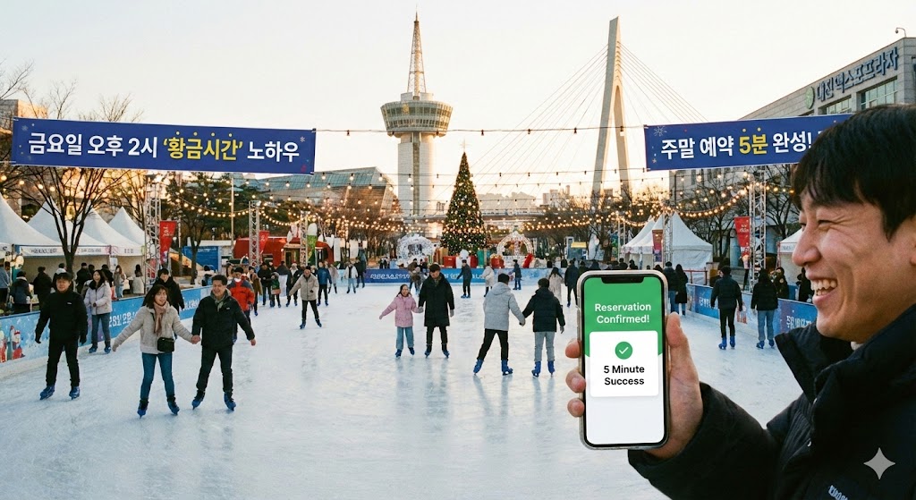 대전 엑스포 스케이트장 주말 예약