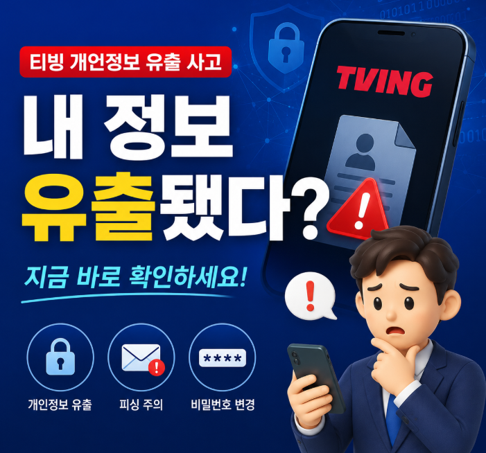 "내 정보도 털렸을까" 티빙 개인정보 유출 회원 ID 이메일 전화번호 노출 대응 전부알려드림1