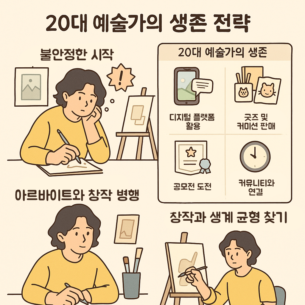 20대 예술가가 살아가는 법