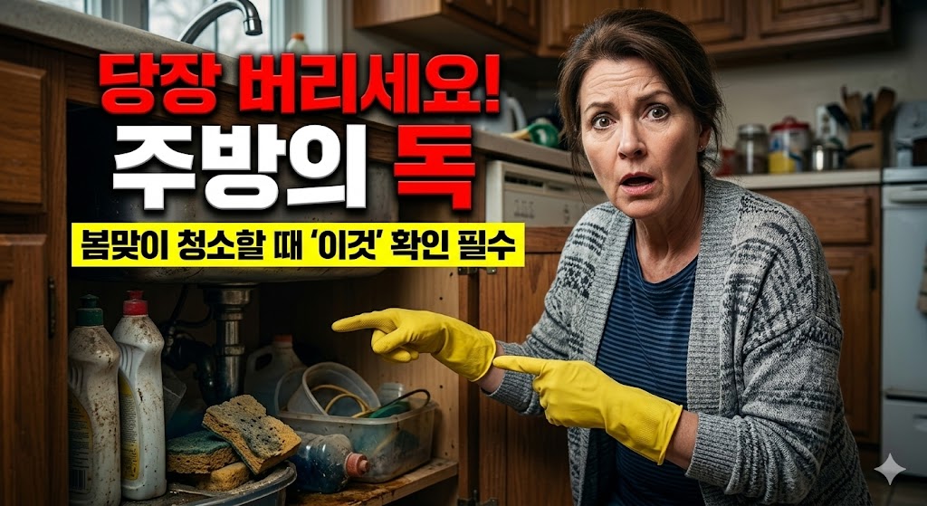 지금 당장 싱크대 밑을 확인하세요! 봄맞이 청소할 때 안 버리면 '독' 되는 것
