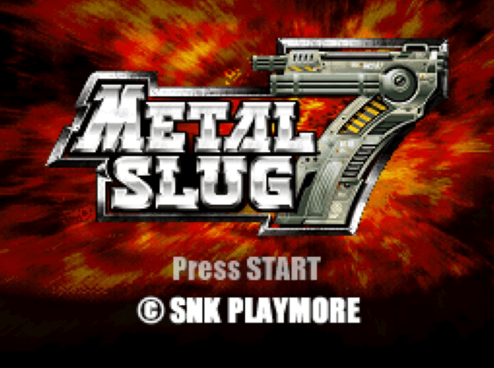 메탈슬러그7-닌텐도DS게임-메인-화면
