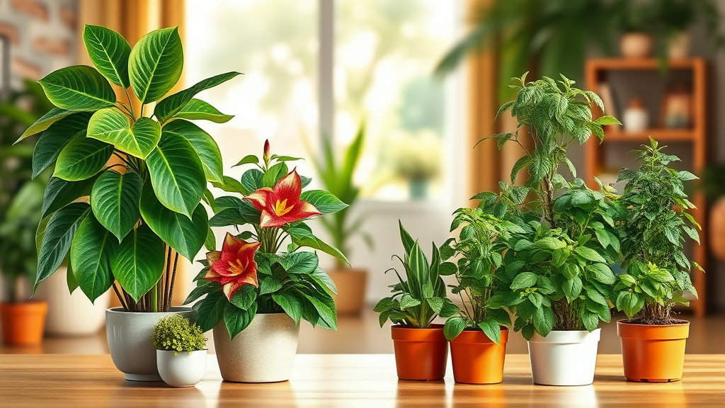 관엽식물과 허브식물의 차이