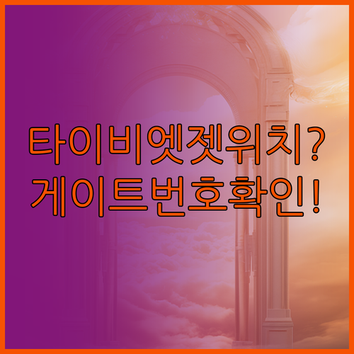 타이비엣젯 인천 제1터미널 콘코스 위..